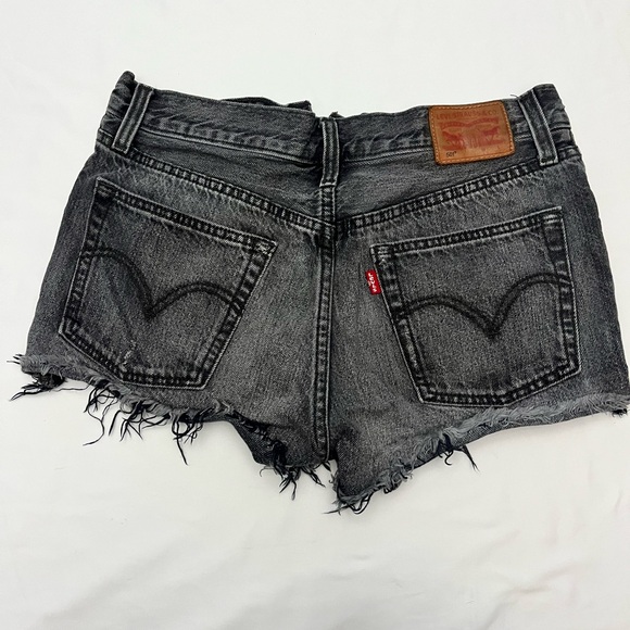 Levi’s Black Denim Shorts - Picture 2 of 5